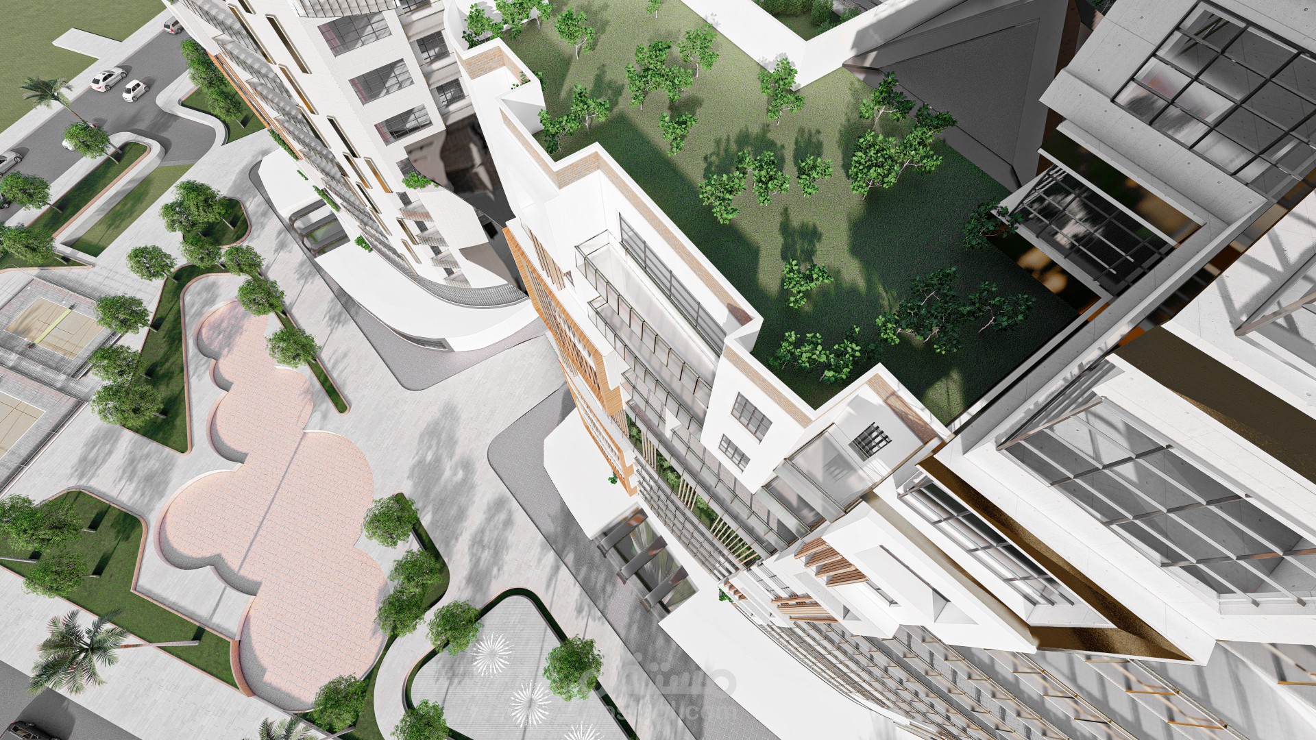 exterior tower visualization