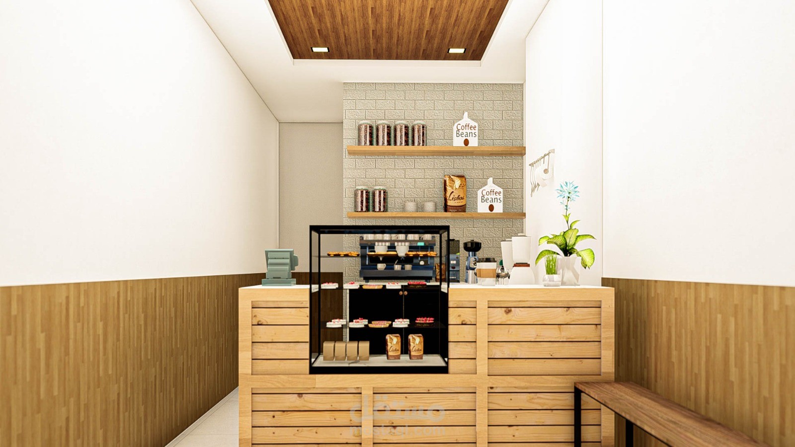 تصميم داخلي لكوفي شوب