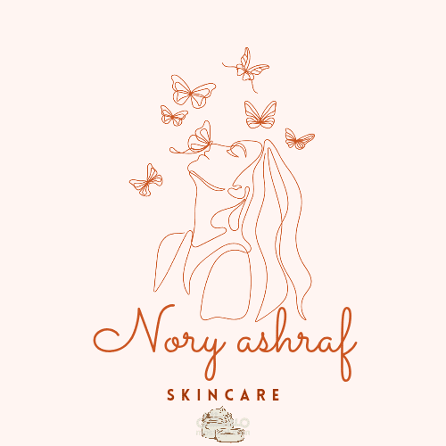 شعار "Nory Ashraf" للعناية بالبشرة – أناقة الخطوط وبساطة الجمال