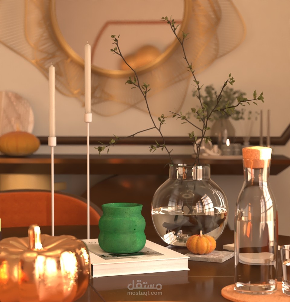 تصميم داخلي لشقة فندقية