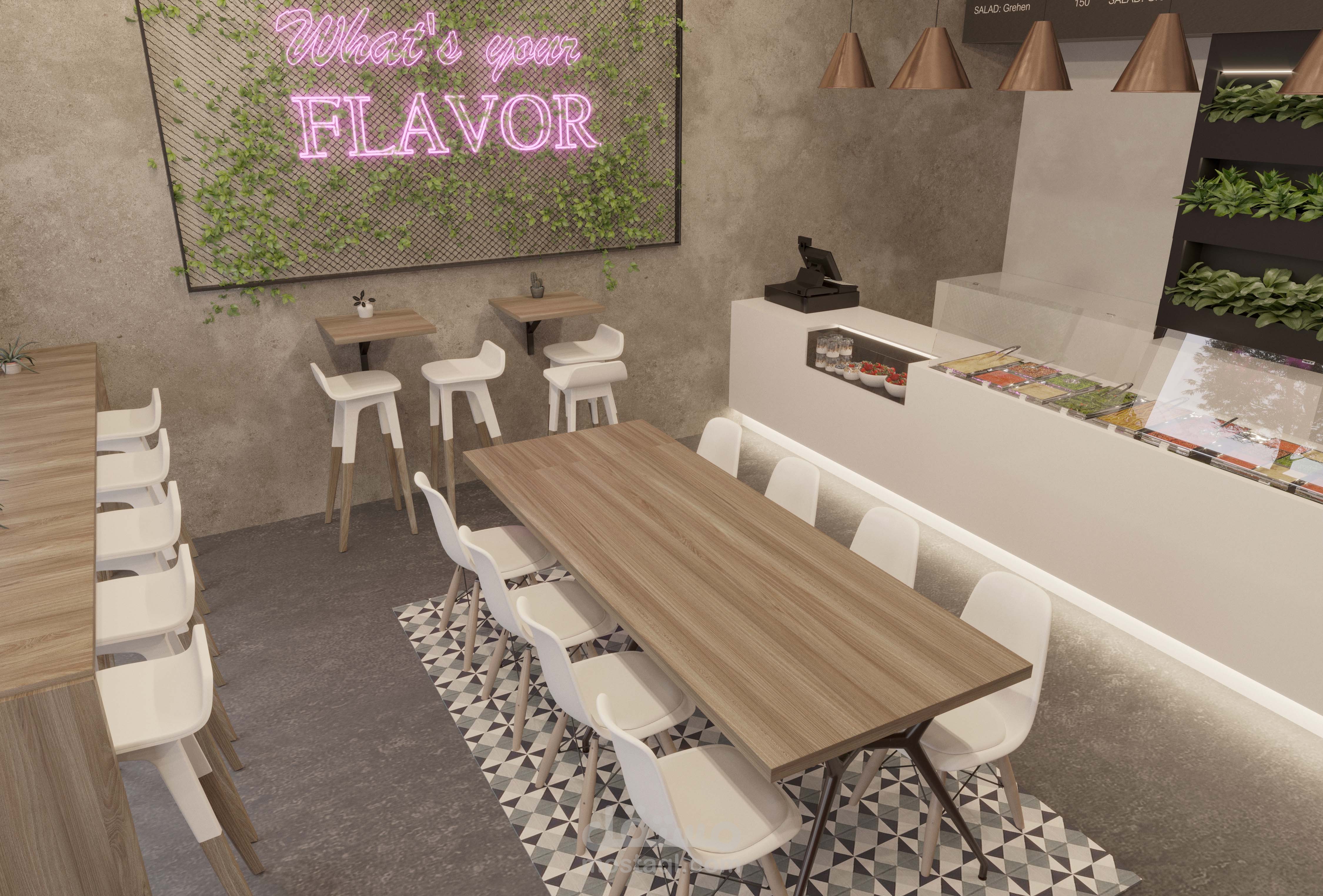 تصميم مطاعم