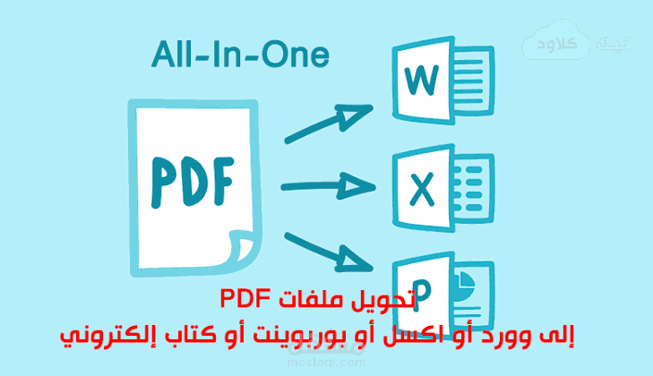 كتابة علي powerpoint و word وتحويل Pdf اليهم