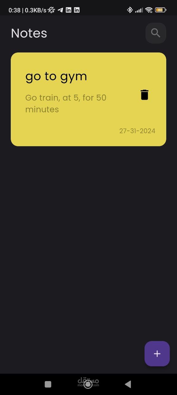 notes app