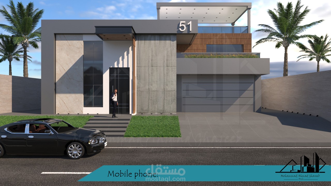 فيلا بالطراز Modern