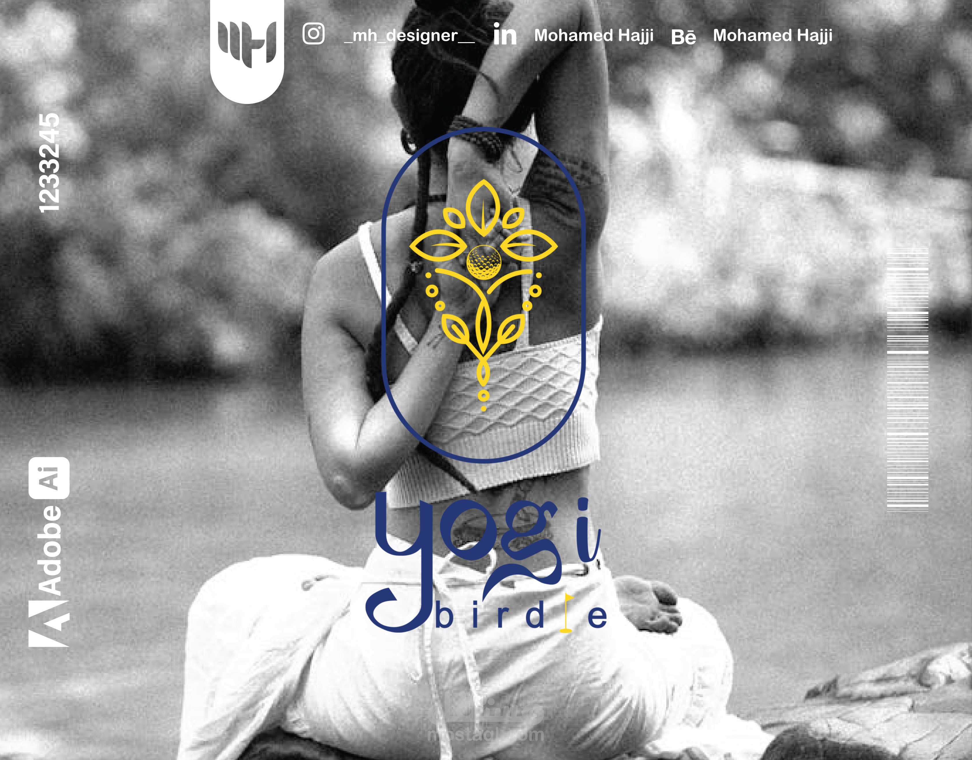 شعار ل منتجع بإسم Yogi birdie