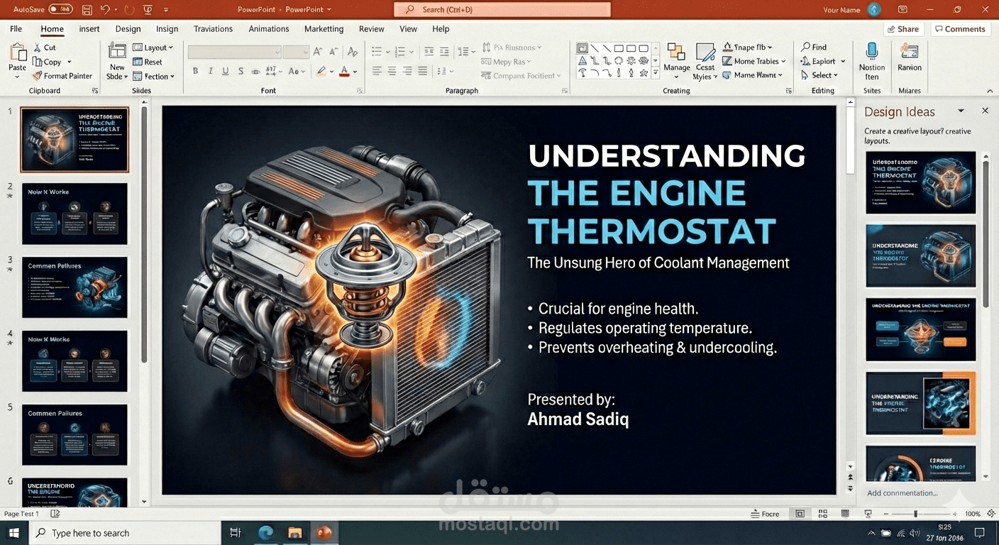 تصميم بوربوينت احترافي جدا