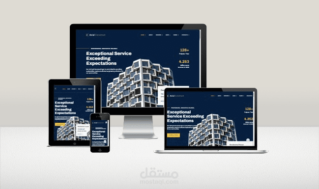 ️شركة المقاولات  Axial Construct️