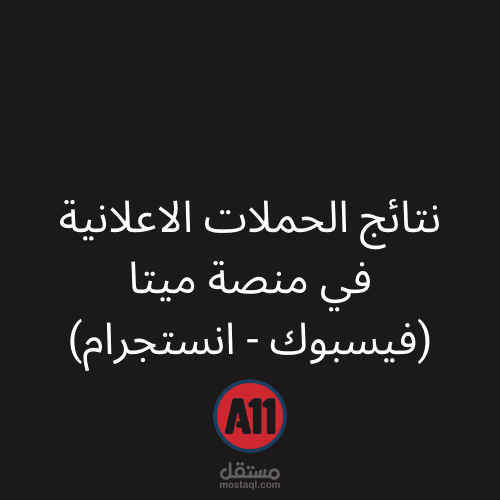 نتائج من الحملات الإعلانية على ميتا