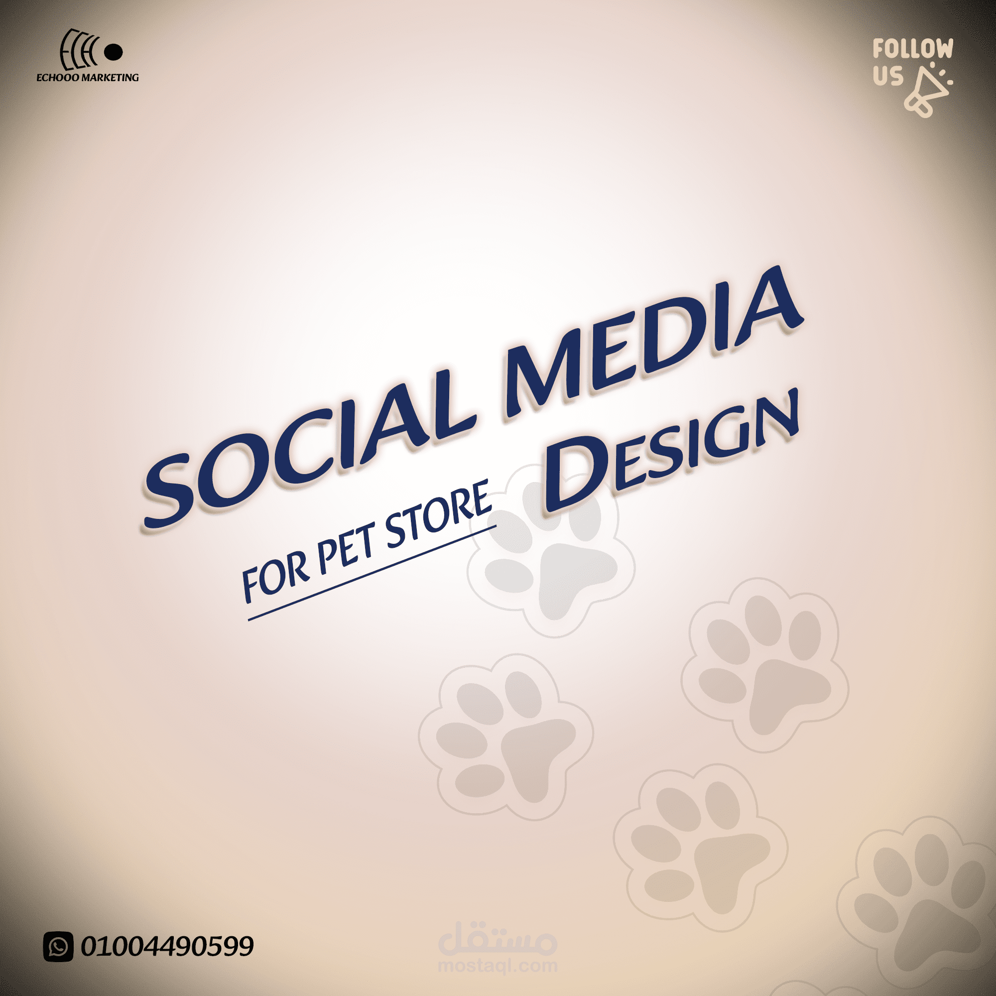 social media design for pet clinic