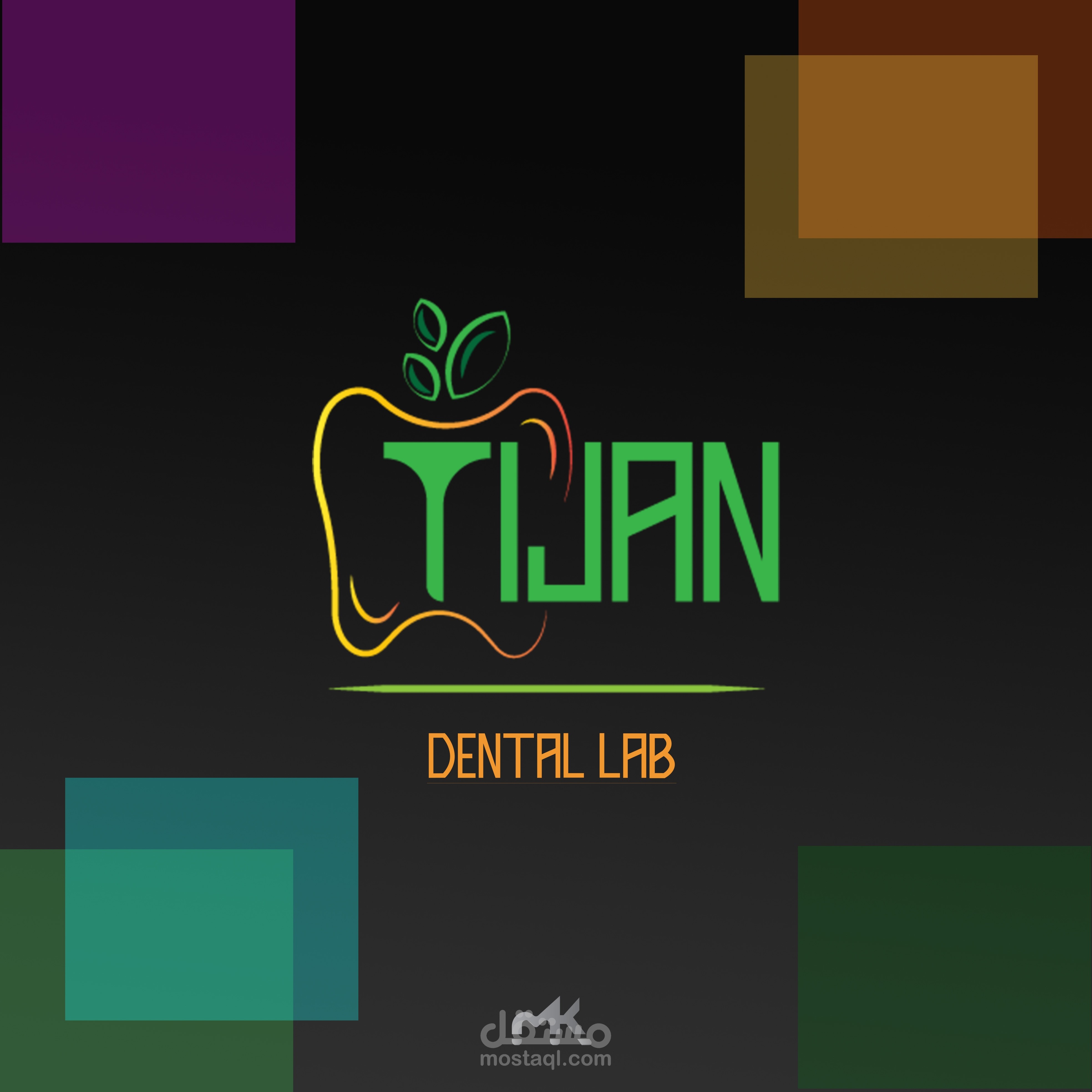 Tijan dental lab  .. logo brand