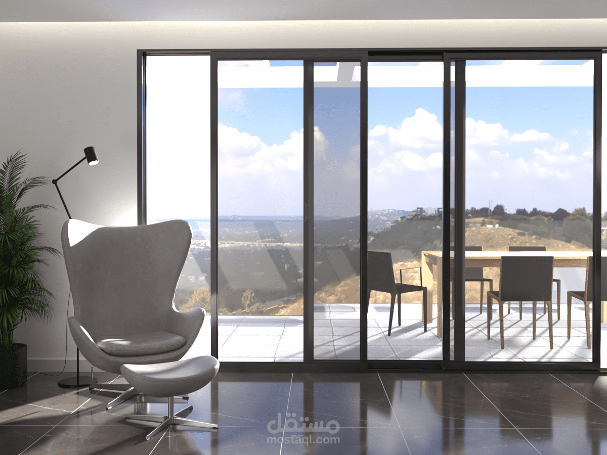 تصميم فيلا مودرن مينيماليست  بنيس ـ فرنسا