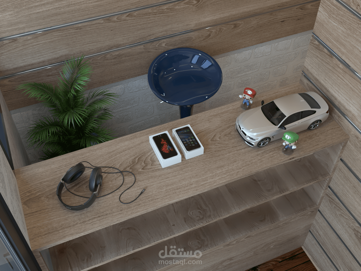 تصميم محل موبايلات ـ تونس         Mobile shop design - Tunisia