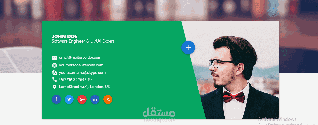 تصميم وبرمجه موقع شخصي او سيرة ذاتية بشكل احترافى