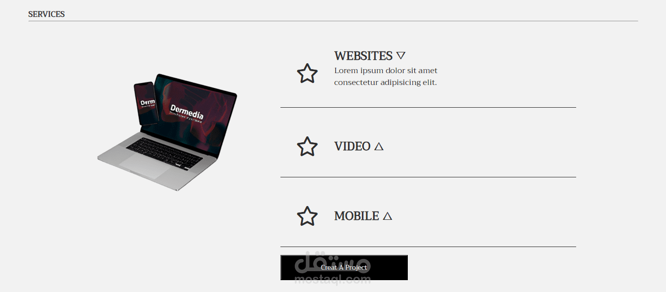 Dermedia landing page