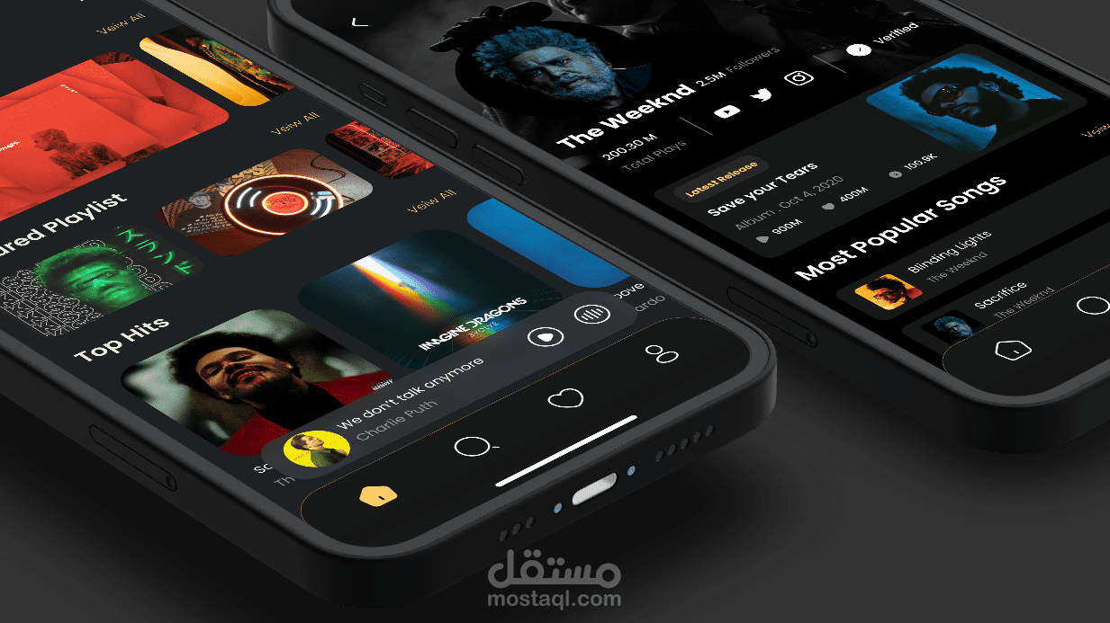 Music App UI/UX Design