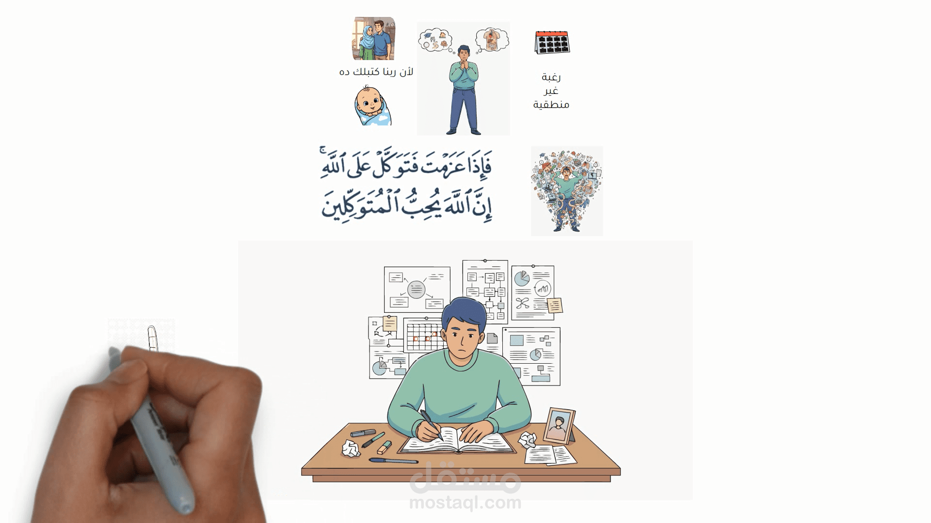 فيديو وايت بورد يتحدث عن إحساس الإنسان بالسيطرة