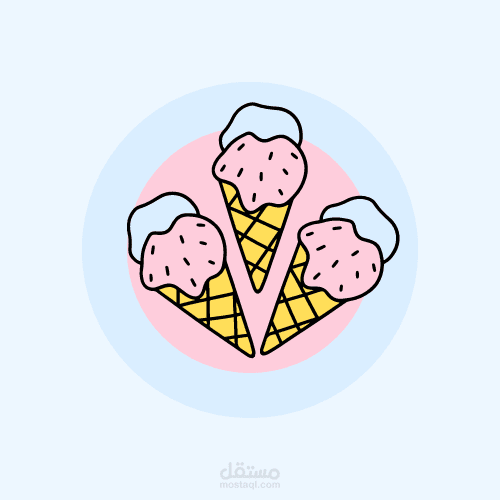 Ice cream logo