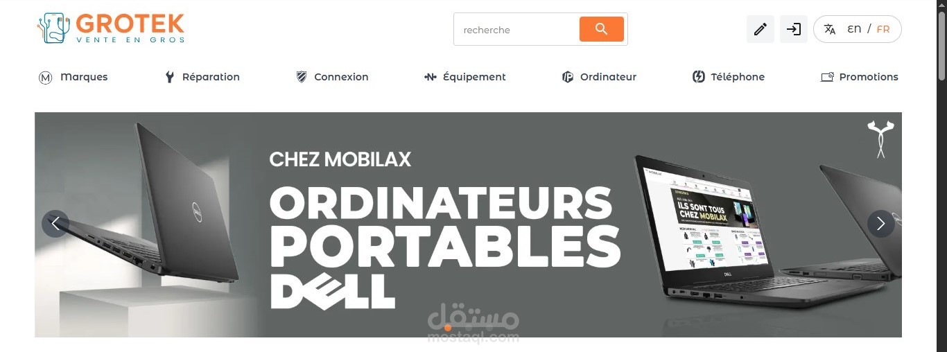 Grotek - Ecommerce Website