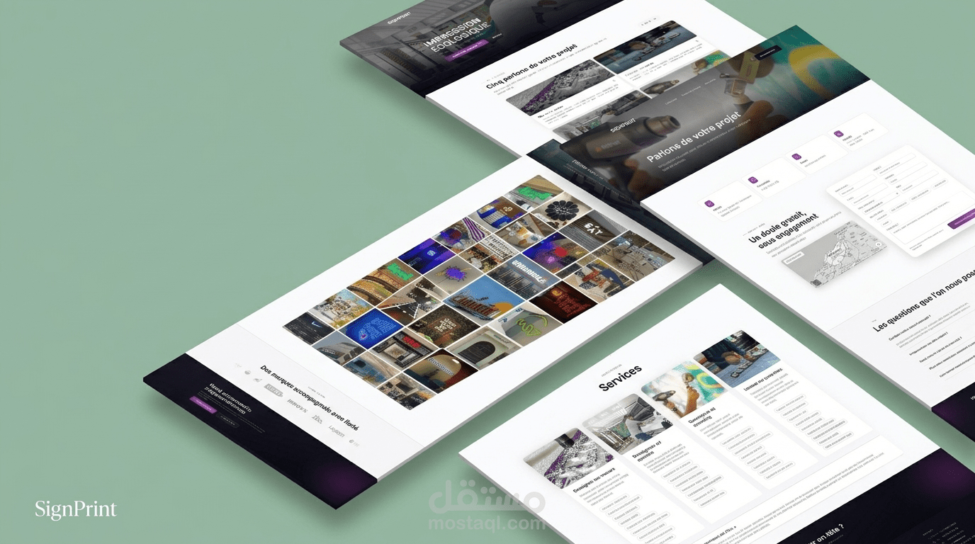 SignPrint, WordPress, Elementor