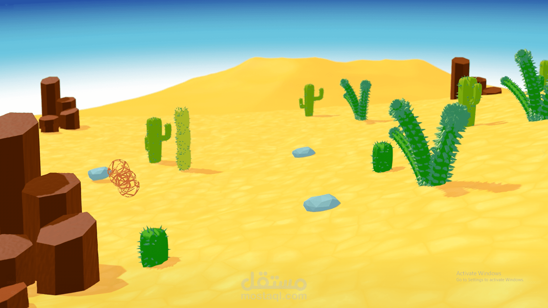 مشهد حركة مبسط باستخدام Cinema 4D