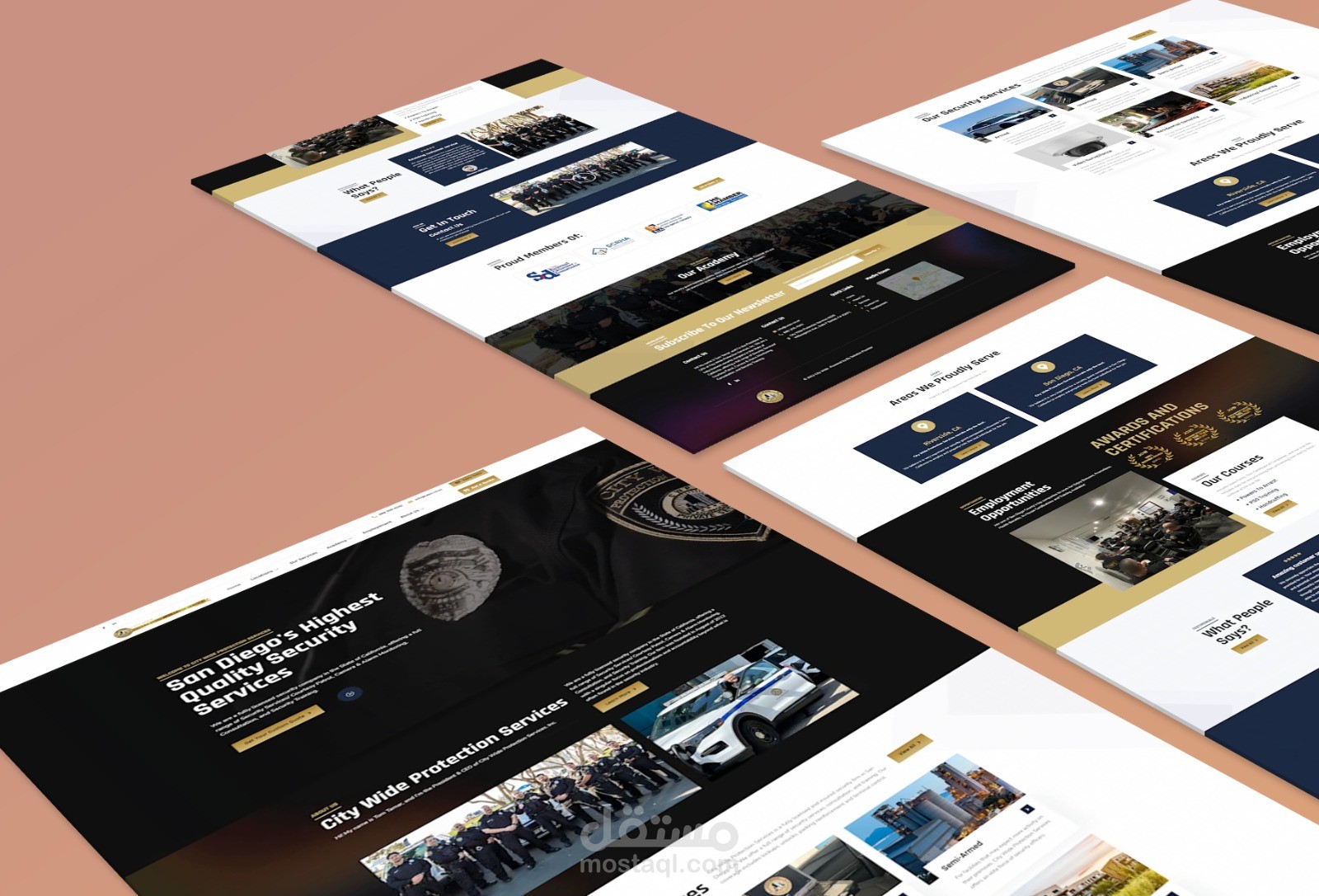 صور موقع صمم على الووردبريس