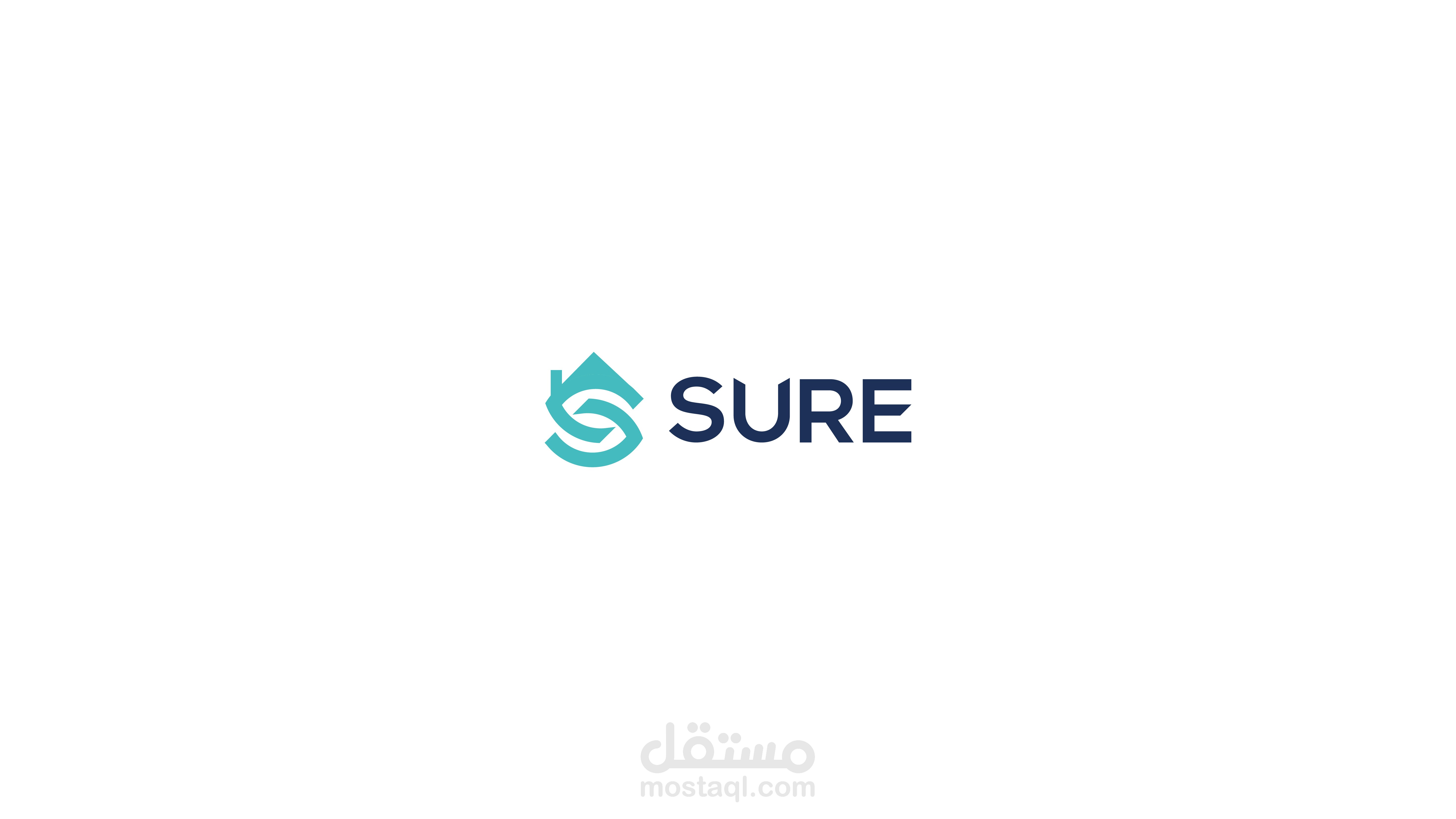 تصميم هوية بصرية لمشروع تطبيق اكيد SURE  لخدمة صيانة المنازل