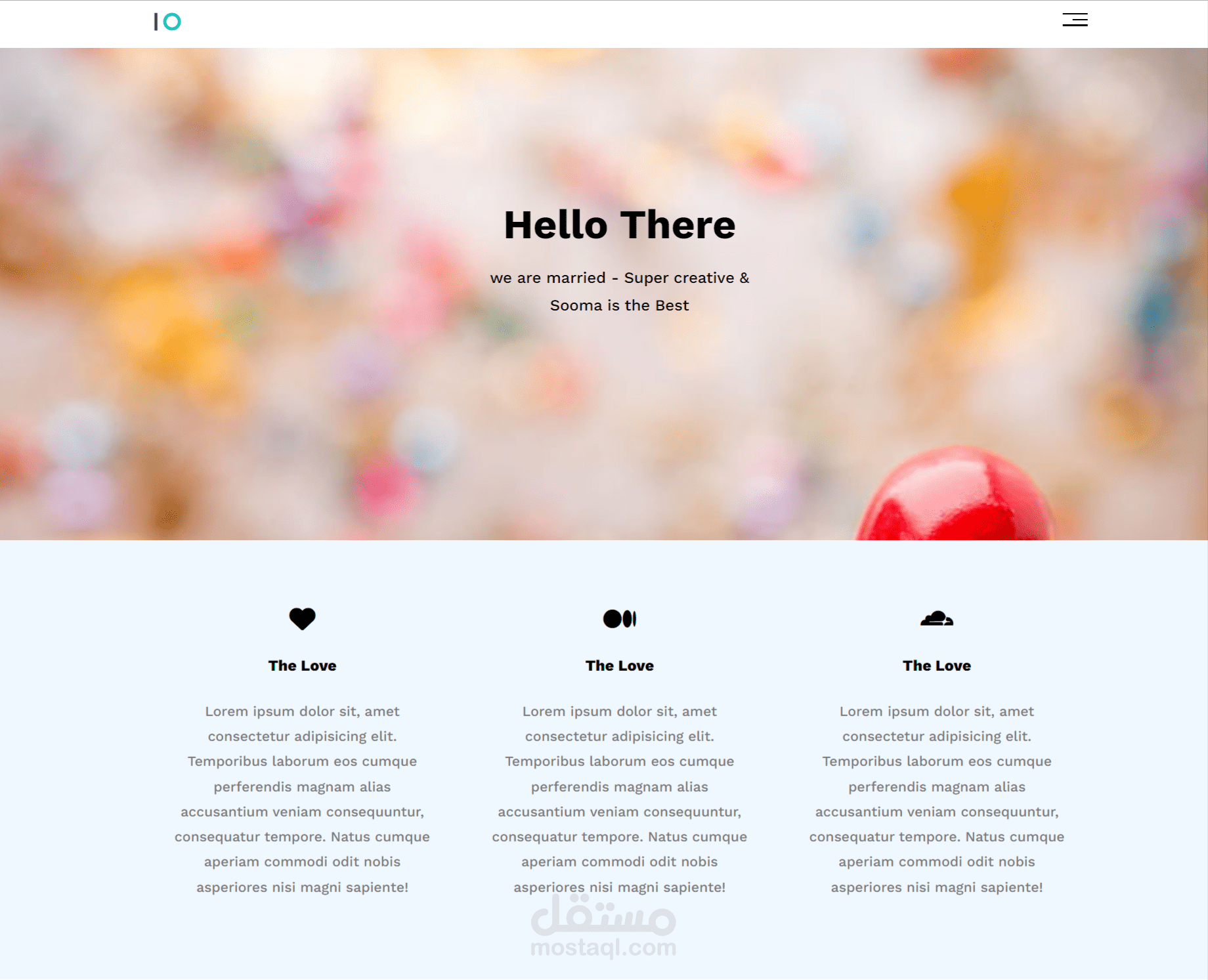 تصميم صفحات هبوط باستخدام html, css