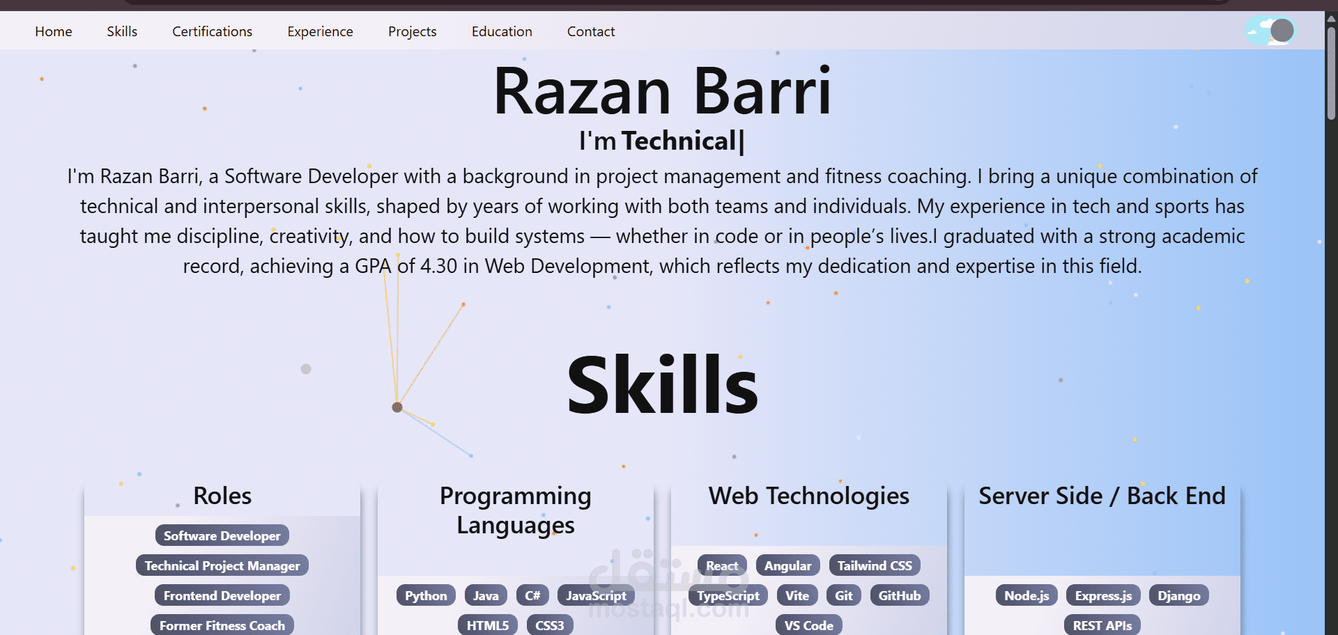 بروتوفليو الخاص بي