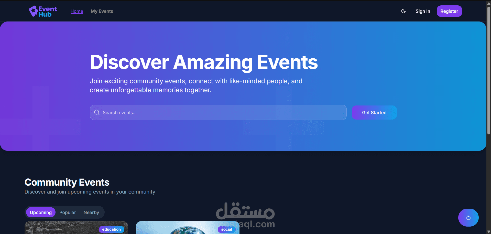 موقع مناسبات و حجوزات و تذاكر