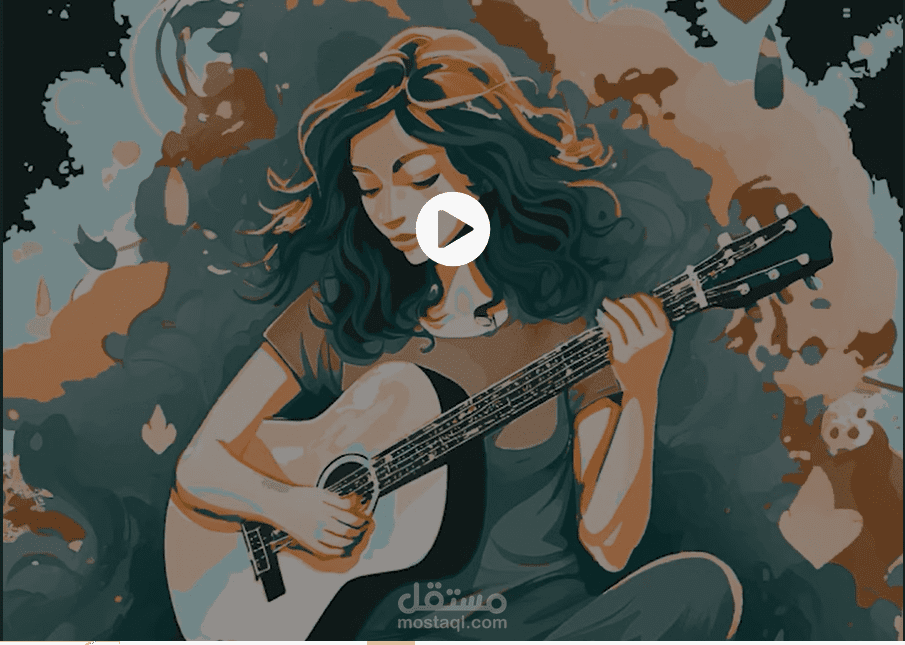 موشن جرافيك ( تحريك لطريقة عمل ابلكيشن soul - music store )