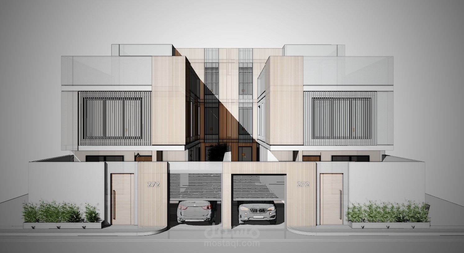 تصميم الواجهات المعمارية / فيلا خاصة - المدينة المنورة