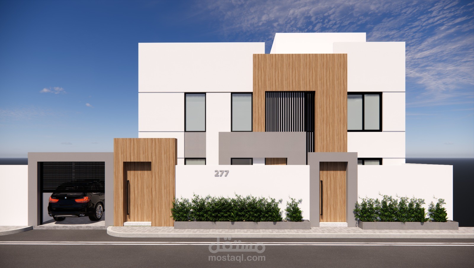 تصميم واجهة فيلا - المدينة المنورة