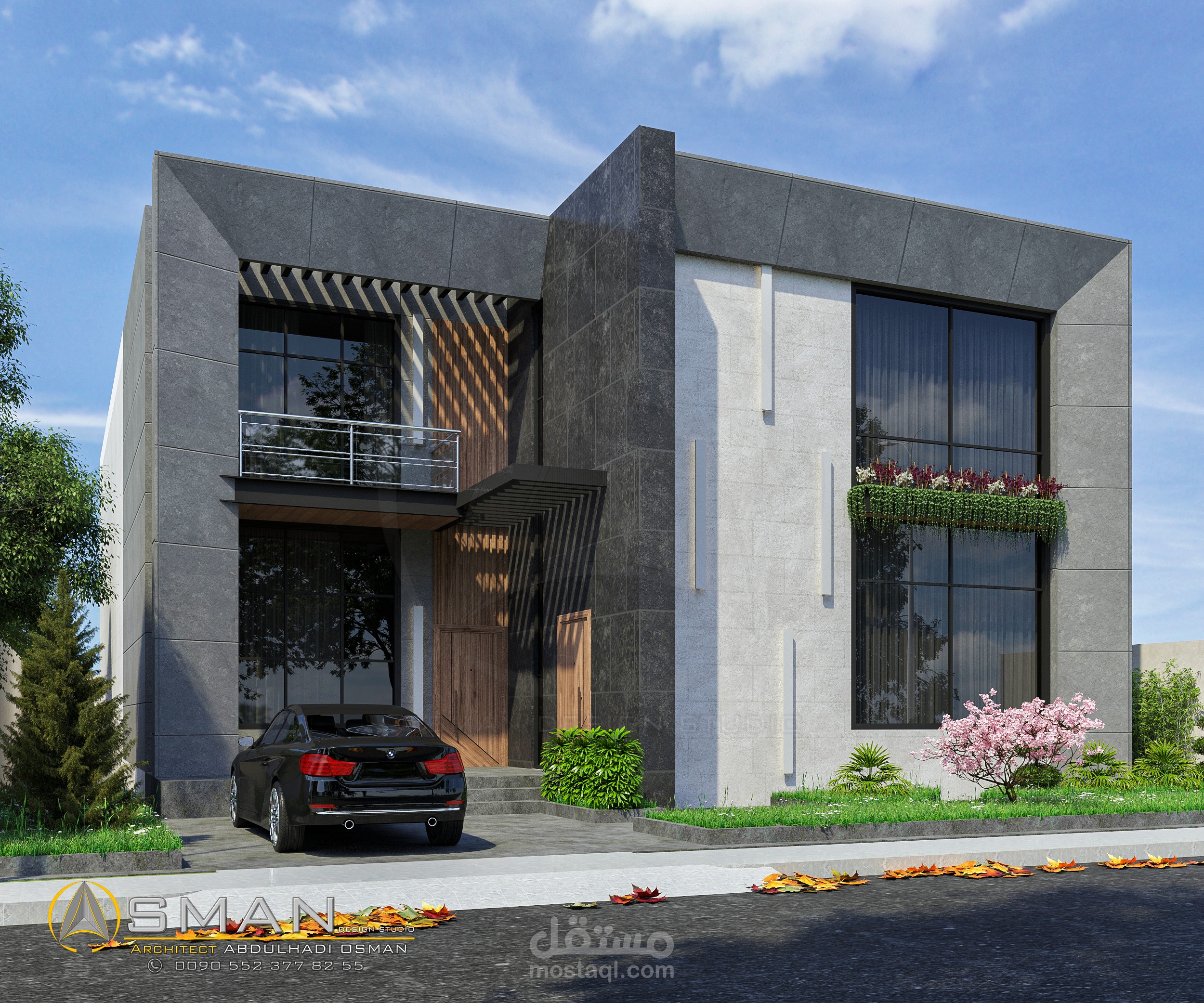 تصميم فيلا على الطراز الحديث في العراق