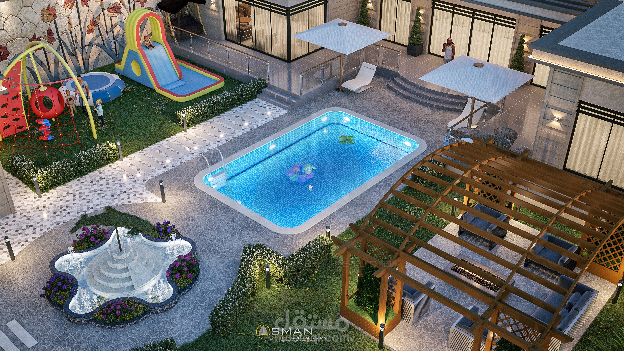 مجمع فلل في المملكة العربية السعودية