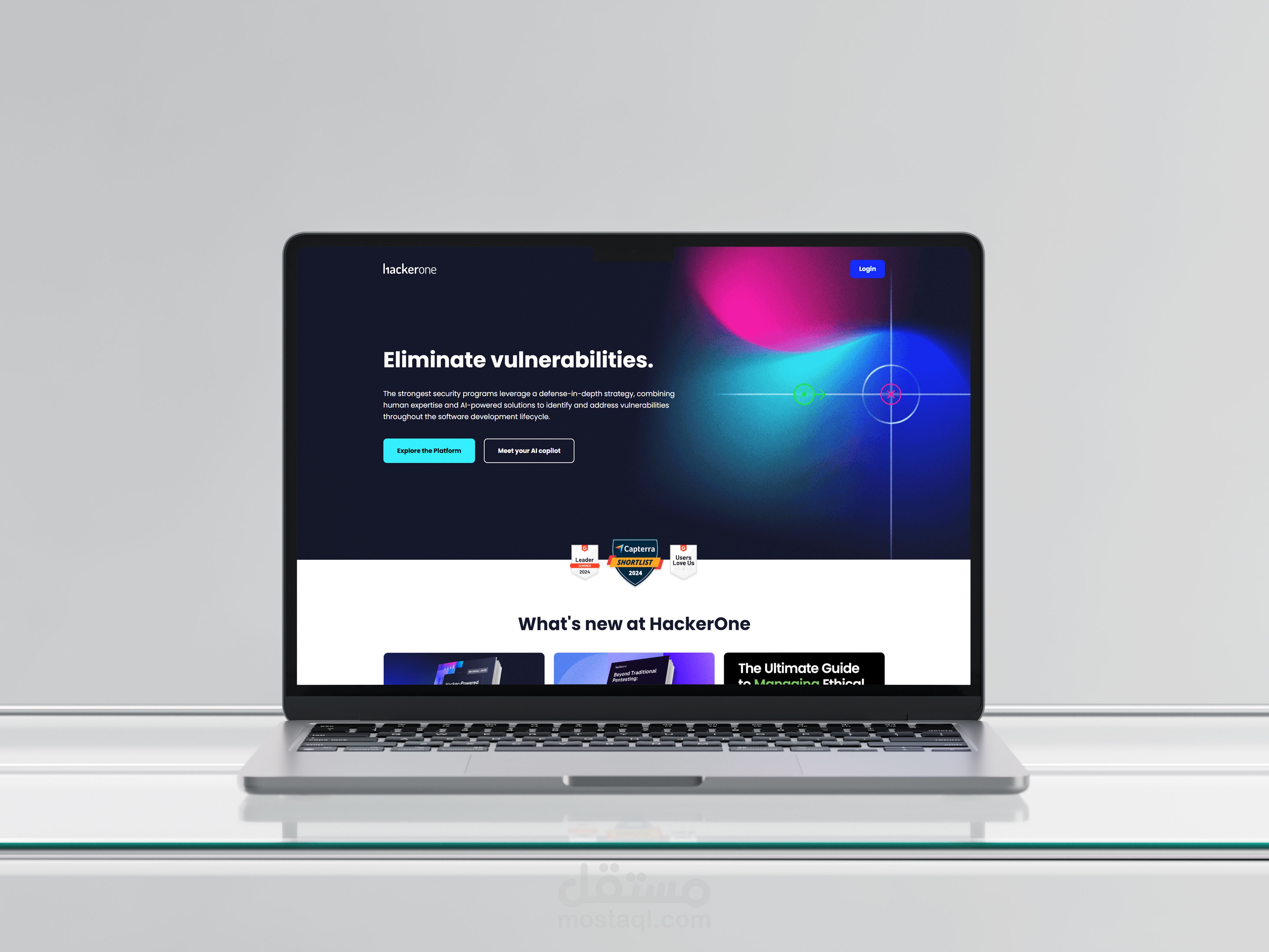 واجهة موقع إلكتروني