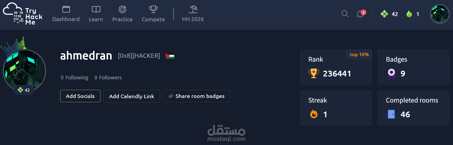 تدريب عملي في الأمن السيبراني وعمليات SOC عبر TryHackMe