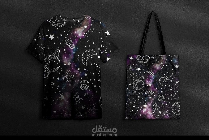 تصميم مطبوعات لتيشرتات وشنط يد