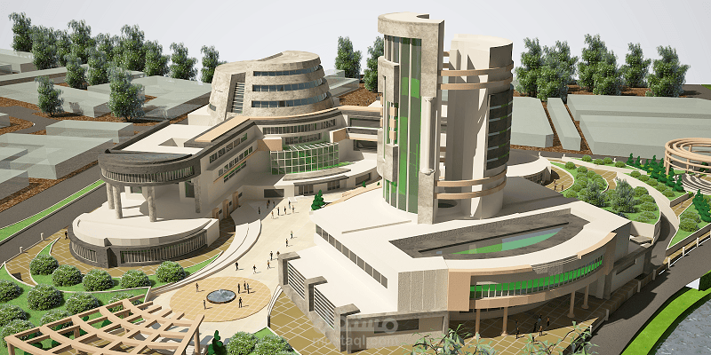 مشروع تصميم مركز اعلامي