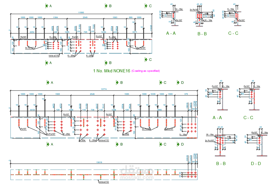 DETAILED SHOP DRAWINGS FOR STEEL STRUCTURE