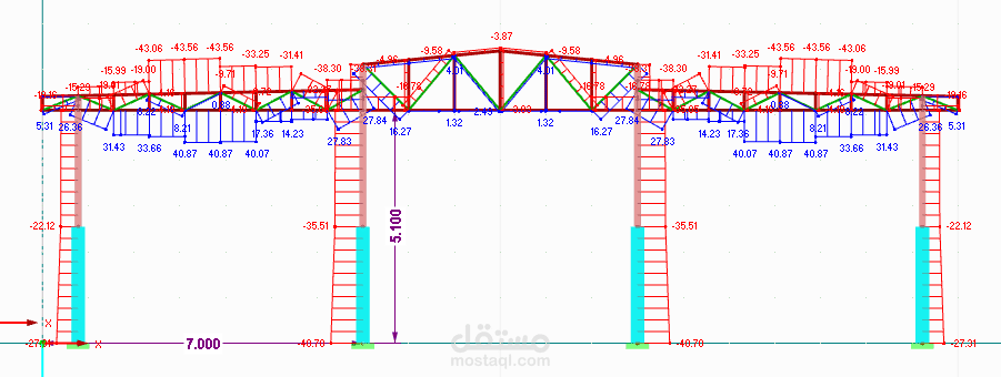 Design for space frame steel structure system