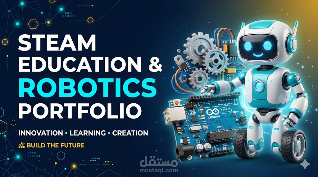 تصميم حقائب تدريبية متكاملة لتعليم منهجيات STEAM وتحضير الفِرق لمسابقات الروبوتكس