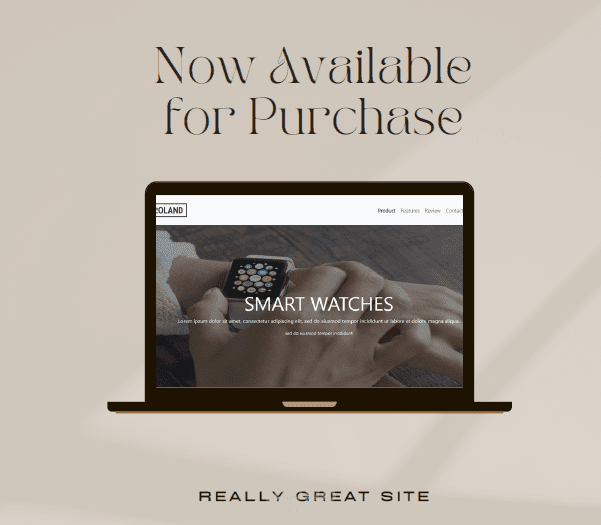 landing page