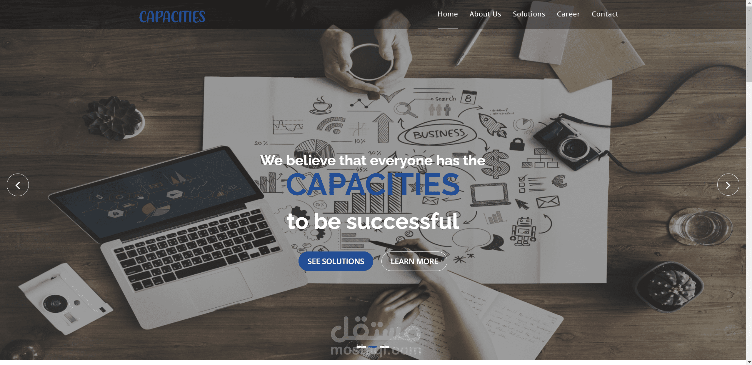 Company Portfolio website