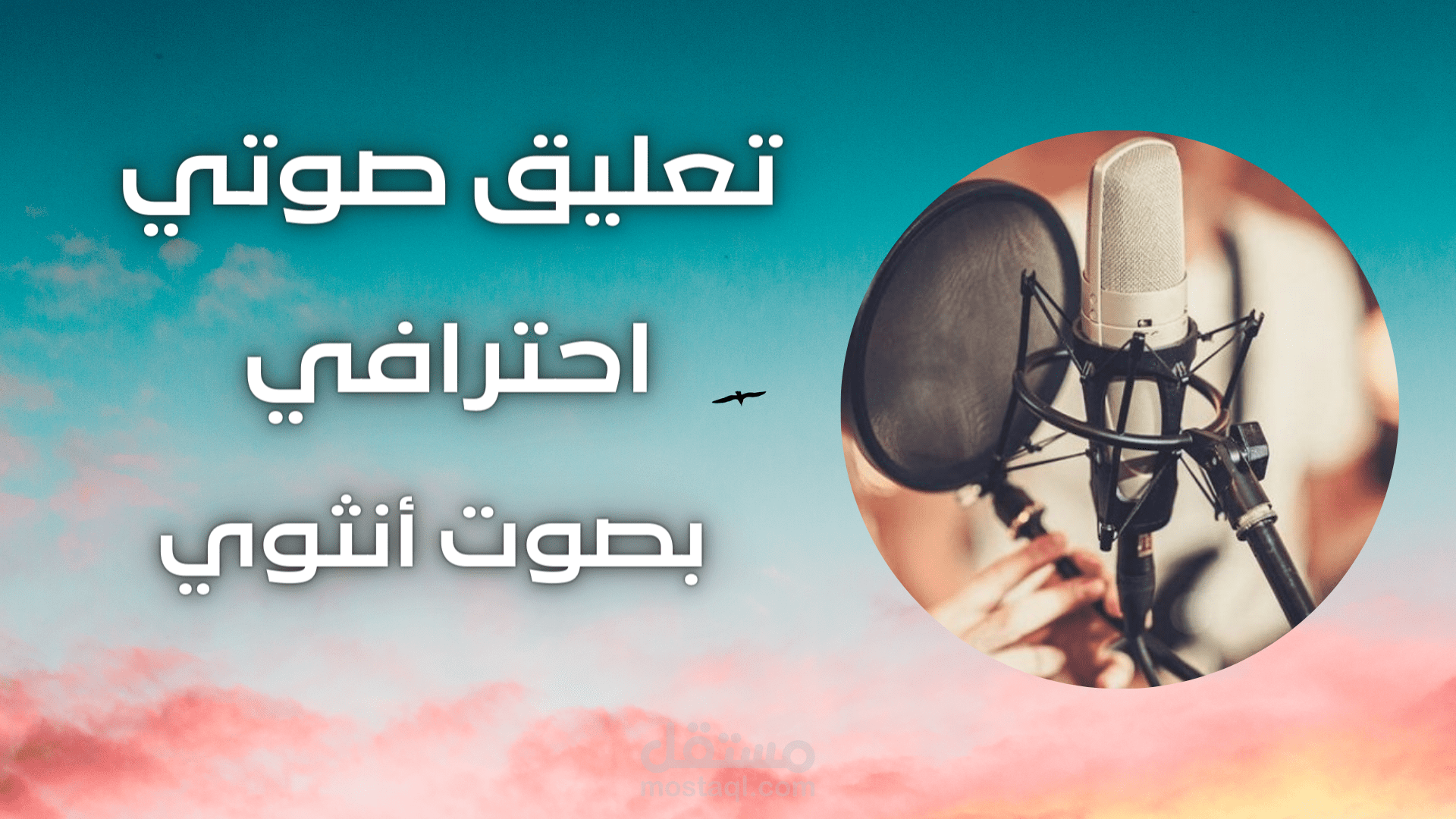 تعليق صوتي/voice over