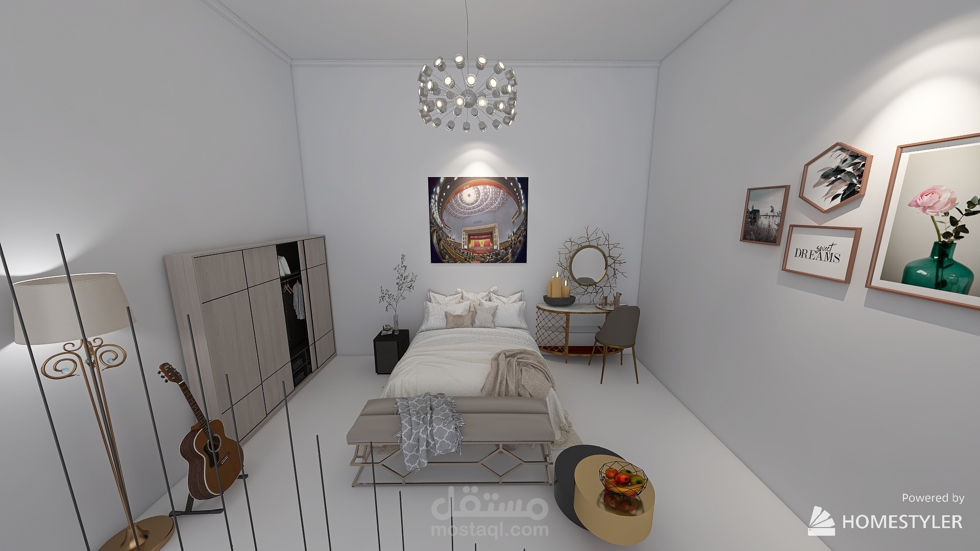 تصميم ديكور داخلي راقي وبسيط