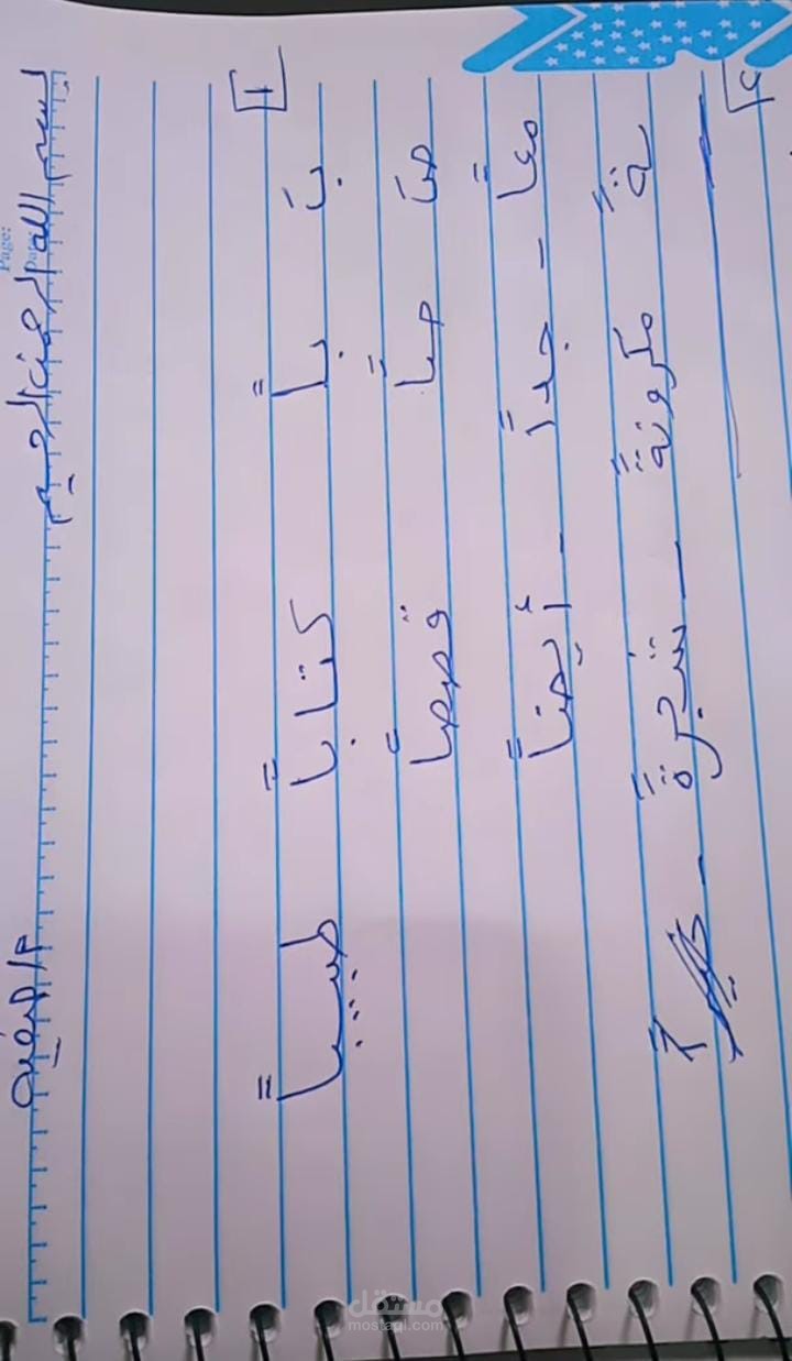 شرح أنواع التنوين في اللغة العربية