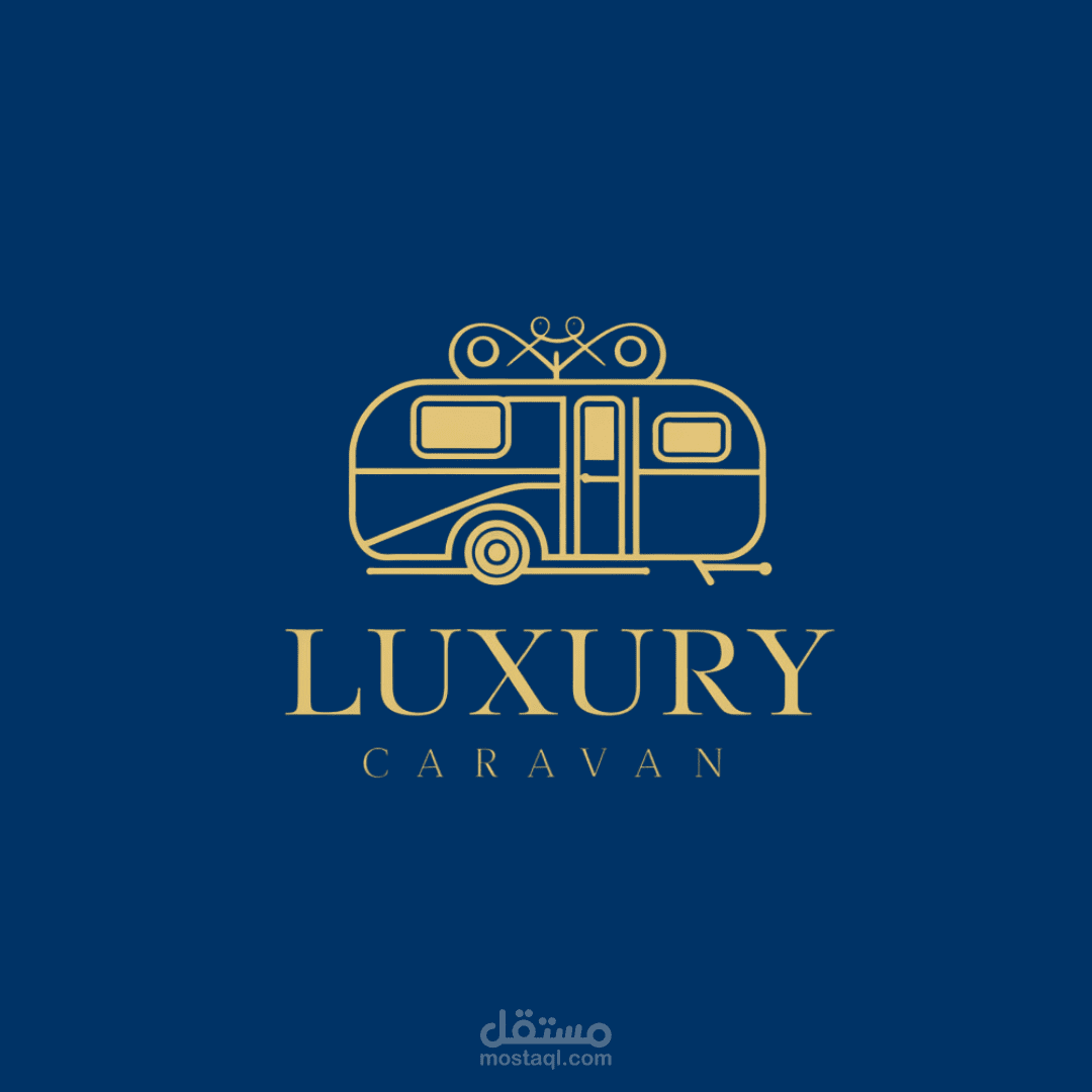 هوية بصرية متكاملة لشركة تأجير كرفانات