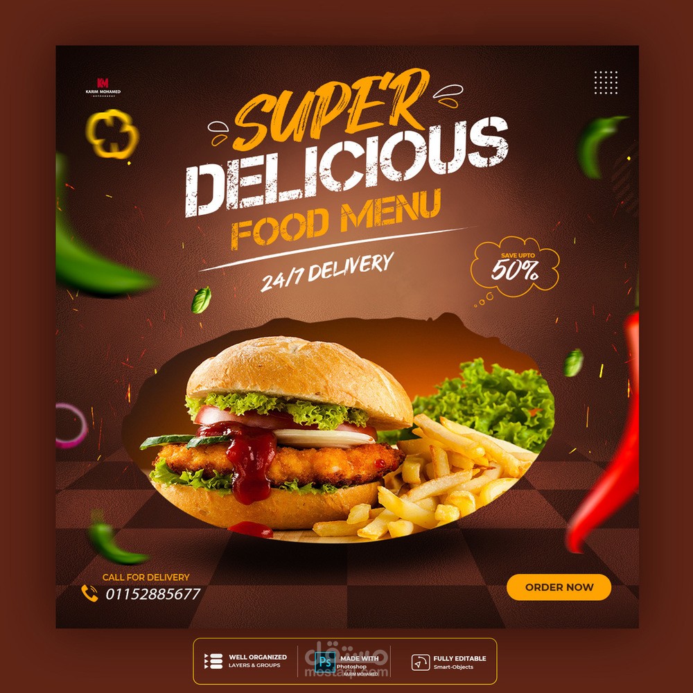 Instagram food banner
