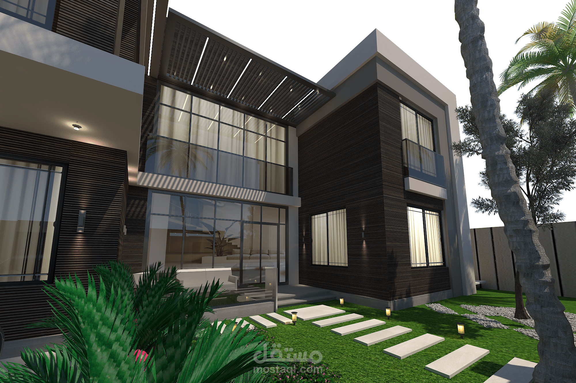 واجهة فيلا  مودرن