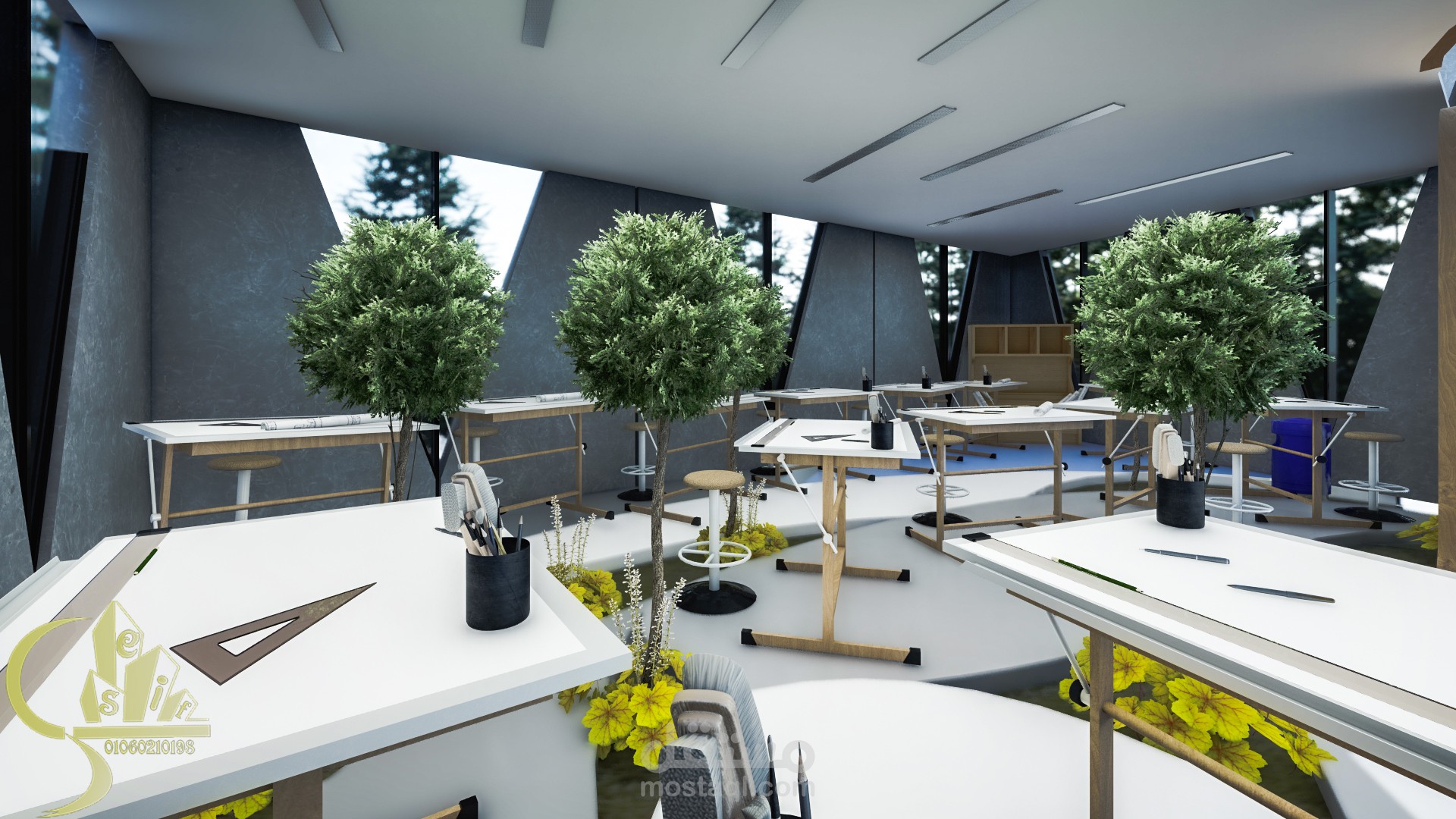 Architectural Design Labelle Drawing College of Fine Arts